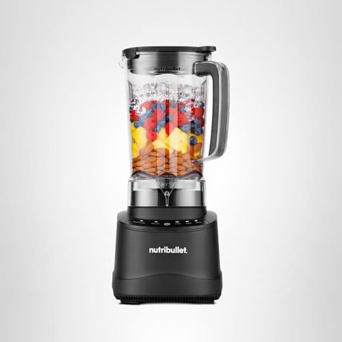 nutribullet Power Core™ Blender, 1400W Peak Power, Smoothies, Crushed Ice & Frozen Fruit, Full-Size Countertop Blender, 72-oz. Pitcher, Black, NBF70100