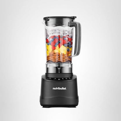 nutribullet Power Core™ Blender, 1400W Peak Power, Smoothies, Crushed Ice & Frozen Fruit, Full-Size Countertop Blender, 72-oz. Pitcher, Black, NBF70100