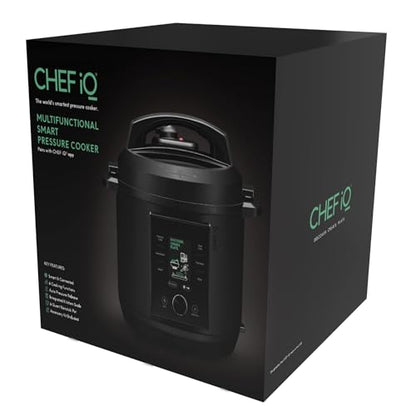 CHEF iQ Smart Pressure Cooker with WiFi and Built-in Scale - Easy-to-Use 10-in-1 Multicooker with 500+ Guided Recipes - Rice Cooker, Slow Cooker, Instant Meals for Foodies - 6 Quart - Family Size