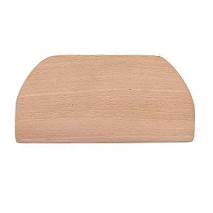 Wooden Pastry Bench Scraper Chopper Cake Cutter Multipurpose Kitchen Gadget for Cooking Baking Bread and Pizza Dough