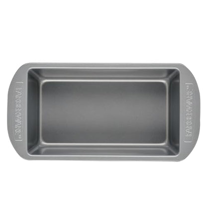 Farberware Nonstick Bakeware 9-Inch x 5-Inch Loaf Pan, Gray