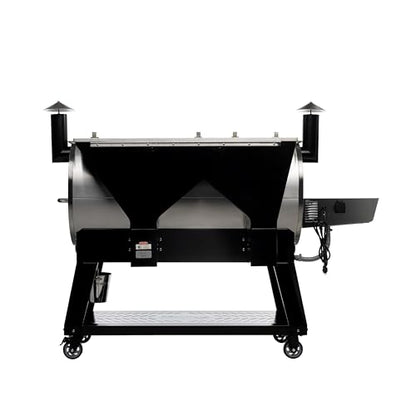 recteq DualFire 1200 Wood Pellet Smoker Grill, Wi-Fi Electric Pellet Grills, Dual Chambers for Hot and Fast + Low and Slow Cooking | DualFire 1200 + Grill Cover Bundle