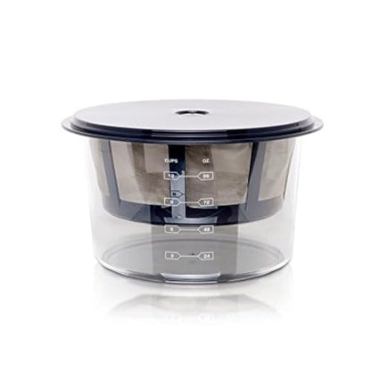 Euro Cuisine GY60 Greek Yogurt Maker with Ultra Fine Mesh Stainless Steel Strainer Basket, BPA Free, Patented Greek Yogurt Strainer, Ideal for Healthy Homemade Yogurt, Dips, and Desserts