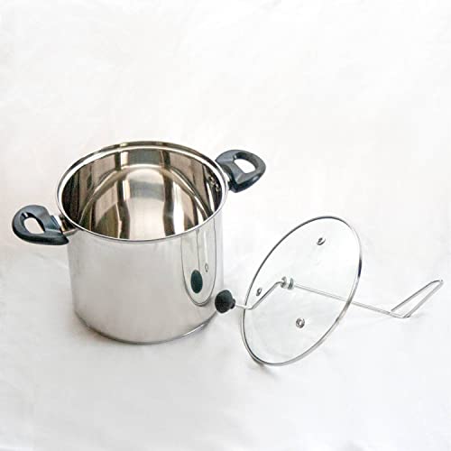 Lehman's Manual Stovetop Popcorn Popper, Stainless Steel Popcorn Maker with Stirring Rod, No Measuring Needed, Doubles as Cooking Pot