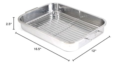 Cook Pro 4-Piece All-in-1 Lasagna and Roasting Pan