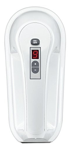 Cuisinart Power Advantage PLUS 9-Speed Hand Mixer, 220W-Motor Hand Blender Electric Mixer with 9 Speed Settings, Extra-Long Dishwasher-Safe Beaters, 3 Low Mixing Speeds, Storage Case, HM-90S, White