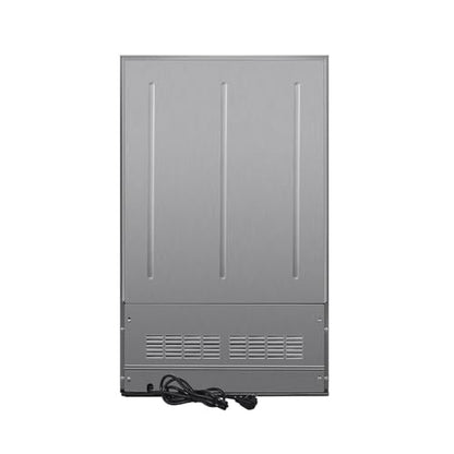 Blaze 20-Inch 4.5 Cubic Feet Outdoor Rated Beverage Cooler with Lock, Reversible Glass Door, Digital Thermostat, and Stainless Steel Exterior Finish - BLZ-GDBEV20-4.5