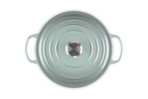 Le Creuset Enameled Cast Iron Signature Deep Round Oven, 6.5 qt., Sea Salt