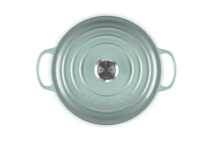 Le Creuset Enameled Cast Iron Signature Deep Round Oven, 6.5 qt., Sea Salt
