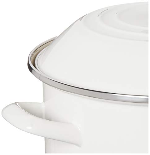 Le Creuset Enamel On Steel Stockpot, 10 qt., White