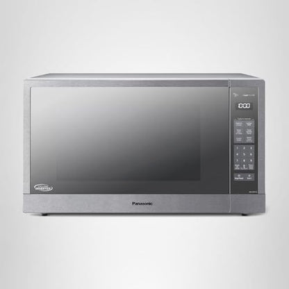 Panasonic Microwave Oven, Stainless Steel Countertop/Built-In Cyclonic Wave with Inverter Technology and Genius Sensor, 2.2 Cu. Ft, 1250W, NN-SN97JS (Silver)