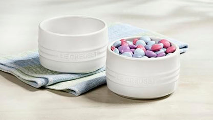 Le Creuset Stoneware Round Straight Wall Ramekin, 6.75oz., Flame