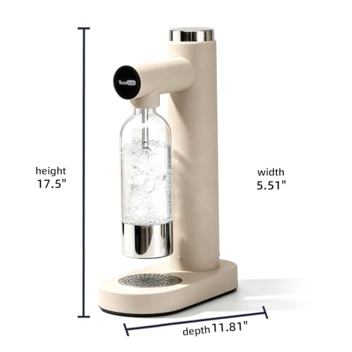 YOCOSODA Carbonator Soda Maker, Sparkling Water Maker Machine for Home