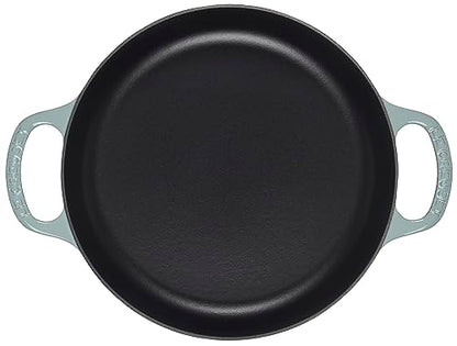 Le Creuset Signature Cast Iron Everyday Pan, 11", Sea Salt