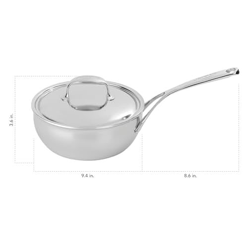 Demeyere Atlantis 3.5-qt Stainless Steel Saucier