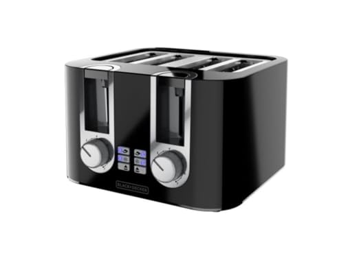 BLACK+DECKER 4-Slice Toaster with 7 Shade Settings