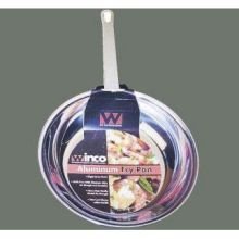 Winco Commercial-Grade Aluminium Fry Pan/Skillet, Mirror Finish, 14"