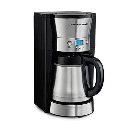 Hamilton Beach Programmable Drip Coffee Maker with 10 Cup Thermal Carafe