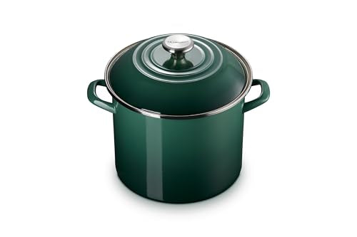 Le Creuset Enamel on Steel Traditional Stockpot, 10 qt., Artichaut with Stainless Steel Knob