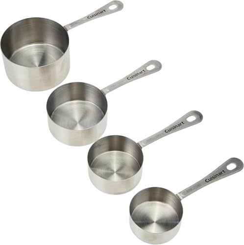 Cuisinart CTG-00-SMC Stainless Steel Measuring Cups, Set of 4,Silver