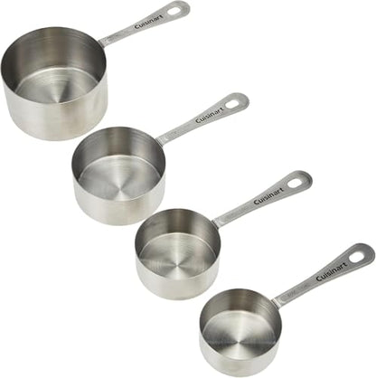 Cuisinart CTG-00-SMC Stainless Steel Measuring Cups, Set of 4,Silver