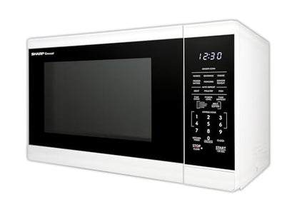 SHARP Countertop Microwave Oven with Removable 12.4" Carousel Turntable, 1100 Watt, 1.4 Cubic Feet, White