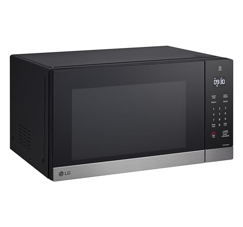LG Countertop Microwave, 1.5 cu. ft., Stainless Steel, 21.44"x12.13"x16.19", Smart Inverter, Sensor Cooking, 1200 Watts