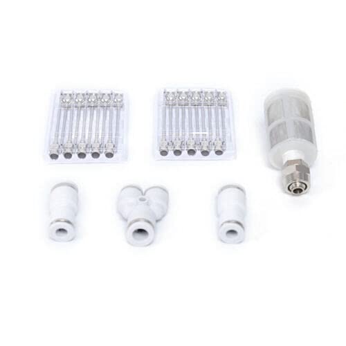 Automatic Meat Injector BBQ Injection Kit, 50W Electric Double Gun Injector Meat Processor Food Saline Syringe Pump Gun for BBQ