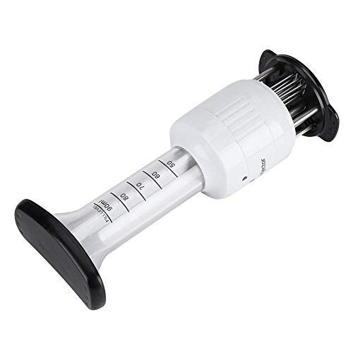 Textured Meat Tenderizer, 304 stainless steel Meat Marinade Tenderizer Needle Injector Steaks Flavor Syringe Cook Kitchen Tool
