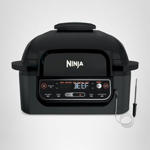 Ninja® Foodi® Smart 5-in-1 Indoor Grill & 4-qt Air Fryer, Black, LG451BK