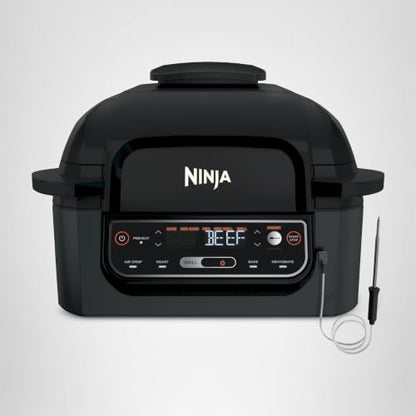 Ninja® Foodi® Smart 5-in-1 Indoor Grill & 4-qt Air Fryer, Black, LG451BK