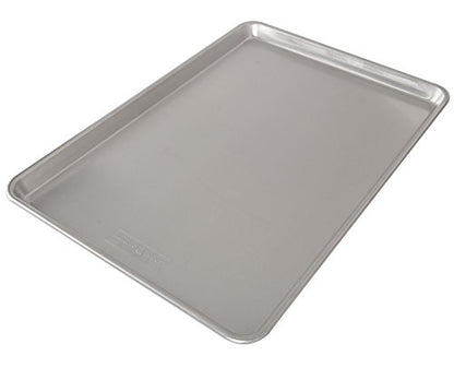 Nordic Ware Extra Large Baking Sheet, 21 x 15 inches, XL Big sheet pan Natural Uncoated Aluminum, Reinforced Steel Rim Prevents Warping, 1pk Big Sheet