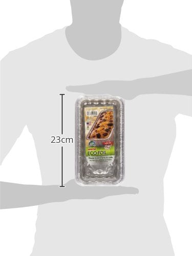 Cook-N-Carry Loaf Pan 2Lb w/ Lids, 3 ct