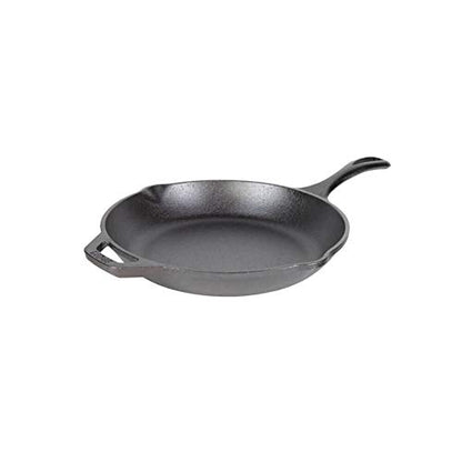Lodge Chef Collection 10" Pre-Seasoned Cast Iron Skillet - Kitchen Essential for Frying & Searing