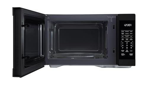 Sharp SMC1161KB 1.1 cu. ft. 1000W Black Countertop Microwave Oven