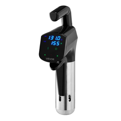 VEVOR Sous Vide Precision Cooker, 1100W Sous-Vide Cooking Machine, Immersion Circulator with LED Digital Display, Secure Clamp Design, Temperature & Timer Control, Professional Sous Vide Cooker
