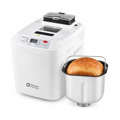 Kitchen in the Box Bread Maker, 2LB Bread Machine with Auto Nut Dispenser
