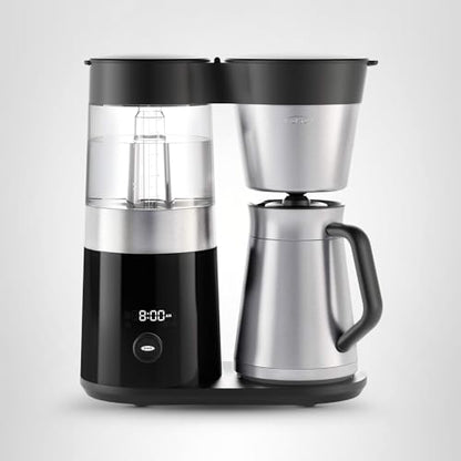OXO Brew 9-Cup Coffee Maker – Stainless Steel, Programmable Coffee Machine with Single Serve or Full Carafe Options, SCA Certified Home Brewer