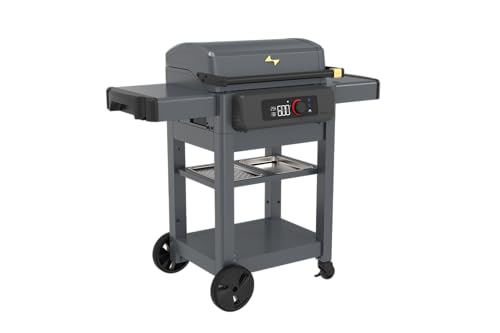 Current® Model G Griddle, Smart Electric Outdoor Flat Top BBQ Grill with 200°F to 600°F Range for Searing & Roasting, Digital Precision, Apartment-Friendly & Weather-Resistant, Slate