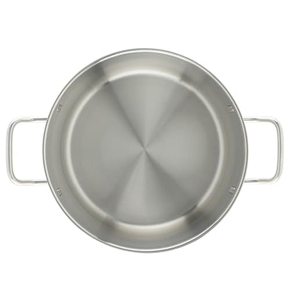 Winco Heavy-Duty Stainless Steel Stock Pot with Cover, 12 Quart
