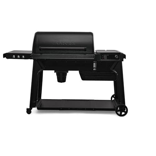 Traeger Grills Woodridge Pro Electric Wood Pellet Grill and Smoker, 970 Sq. In., Outdoor Pellet Smoker Grill with Digital Sensor and Side Shelf, Wi-FIRE Technology, Super Smoke Mode, TFB97JLH