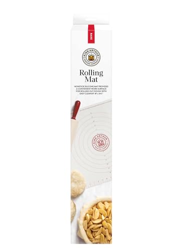 King Arthur Baking Company Rolling Mat, Non-Slip Non-Stick Silicone Baking Mat, For Kneading, Rolling, And Measuring Dough