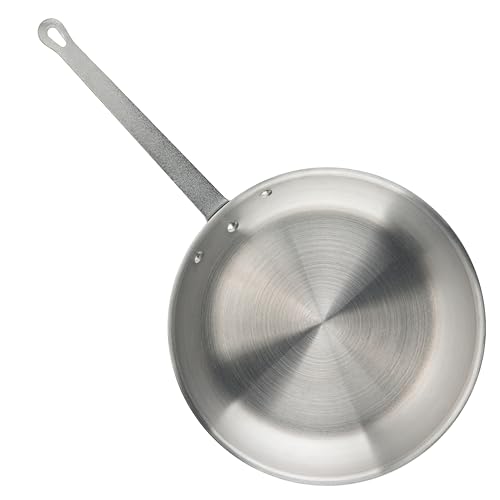 Winco Commercial-Grade Aluminium Fry Pan/Skillet, Natural Finish, 14"
