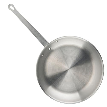 Winco Commercial-Grade Aluminium Fry Pan/Skillet, Natural Finish, 14"
