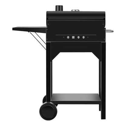 Charcoal Grill, BBQ Grill Charcoal Grill with Pull-Out Grease Tray for Outdoor Patio Backyard, Compact Version