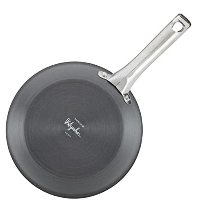 Ayesha Curry Kitchenware Ayesha Curry Home Collection Hard Anodized Nonstick Cookware Pots and Pans Set, 9 Piece, Charcoal Gray