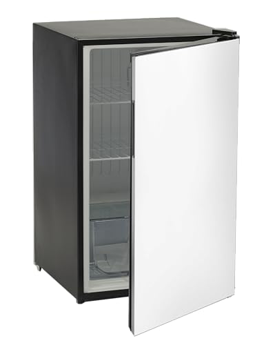 Bull Outdoor Products Contemporary Refrigerator – 4.5 cu. ft. Compact Stainless Steel Outdoor Fridge with Reversible Door and Full Temperature Control
