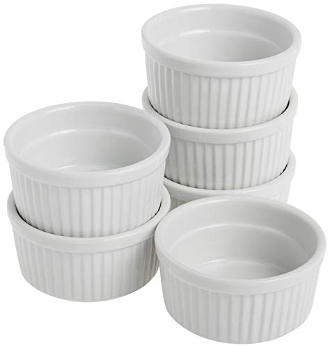Norpro 4oz/120ml Porcelain Ramekins, Set of 6