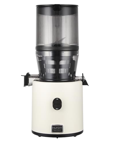 Hurom H330 Cold Press Juicer Machine — Ivory — Self-Feeding Masticating Slow Juicer for Whole Fruits & Vegetables, Quiet Motor, BPA-Free, Easy Clean, Eco-Friendly, 15-Year Warranty, Made in Korea