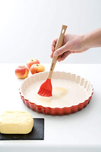 Le Creuset Stoneware Tart Dish, 1.5 qt. (9"), Cerise